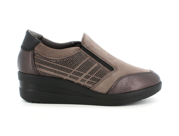 Melluso Donna Scarpe basse Pelle R25854A-210111 Grigio